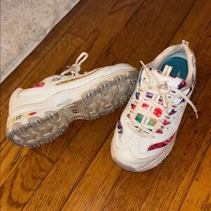 Colorful sketchers shoes